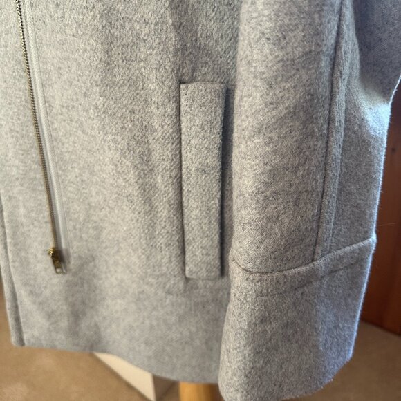 J. CREW Mercantile City Light Gray Coat – 8P - Picture 9 of 12
